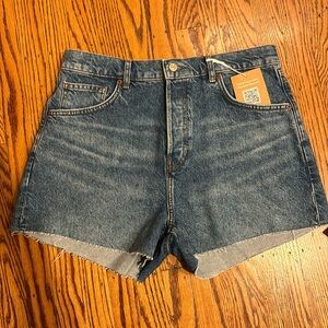 NWT Reformation Charlene High Rise Jean Shorts